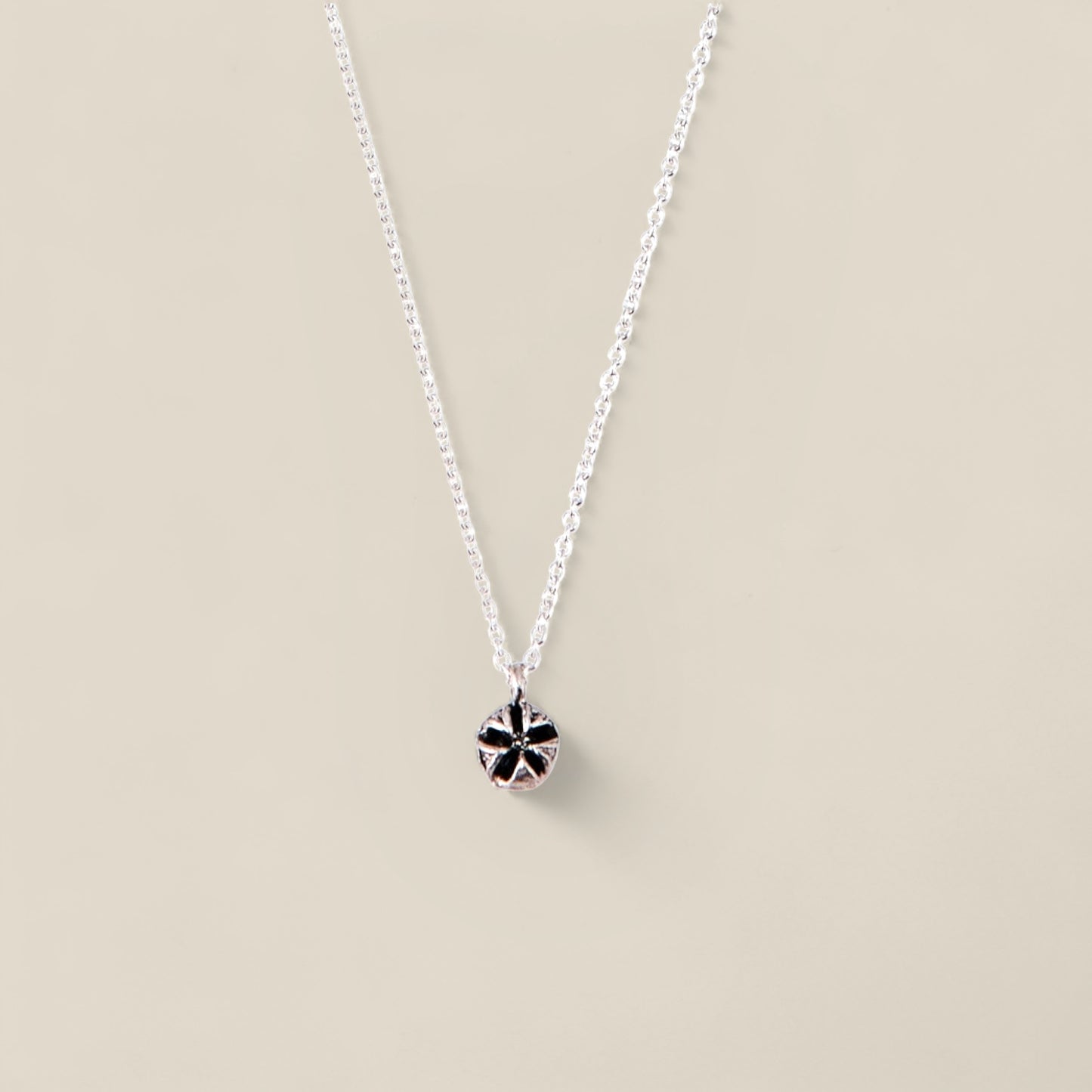 Tea Tree Dainty Silver Pendant