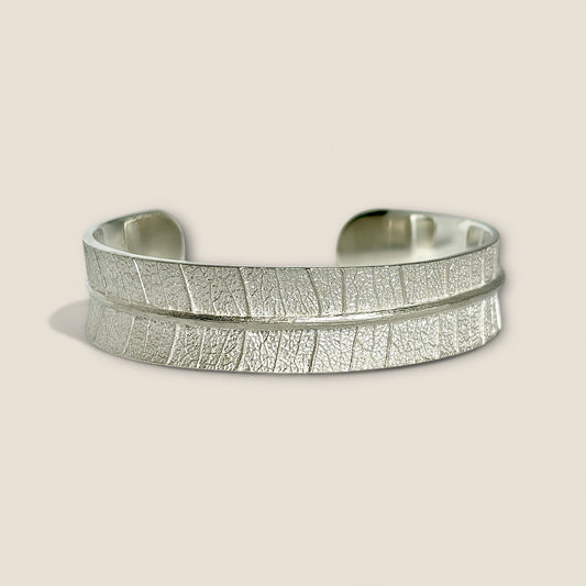 Silver Banksia Leaf Cuff