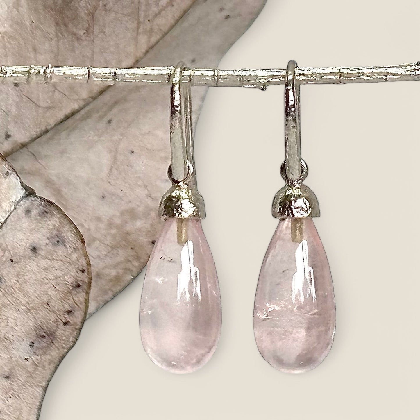 Pod Gemstone Drop Earrings
