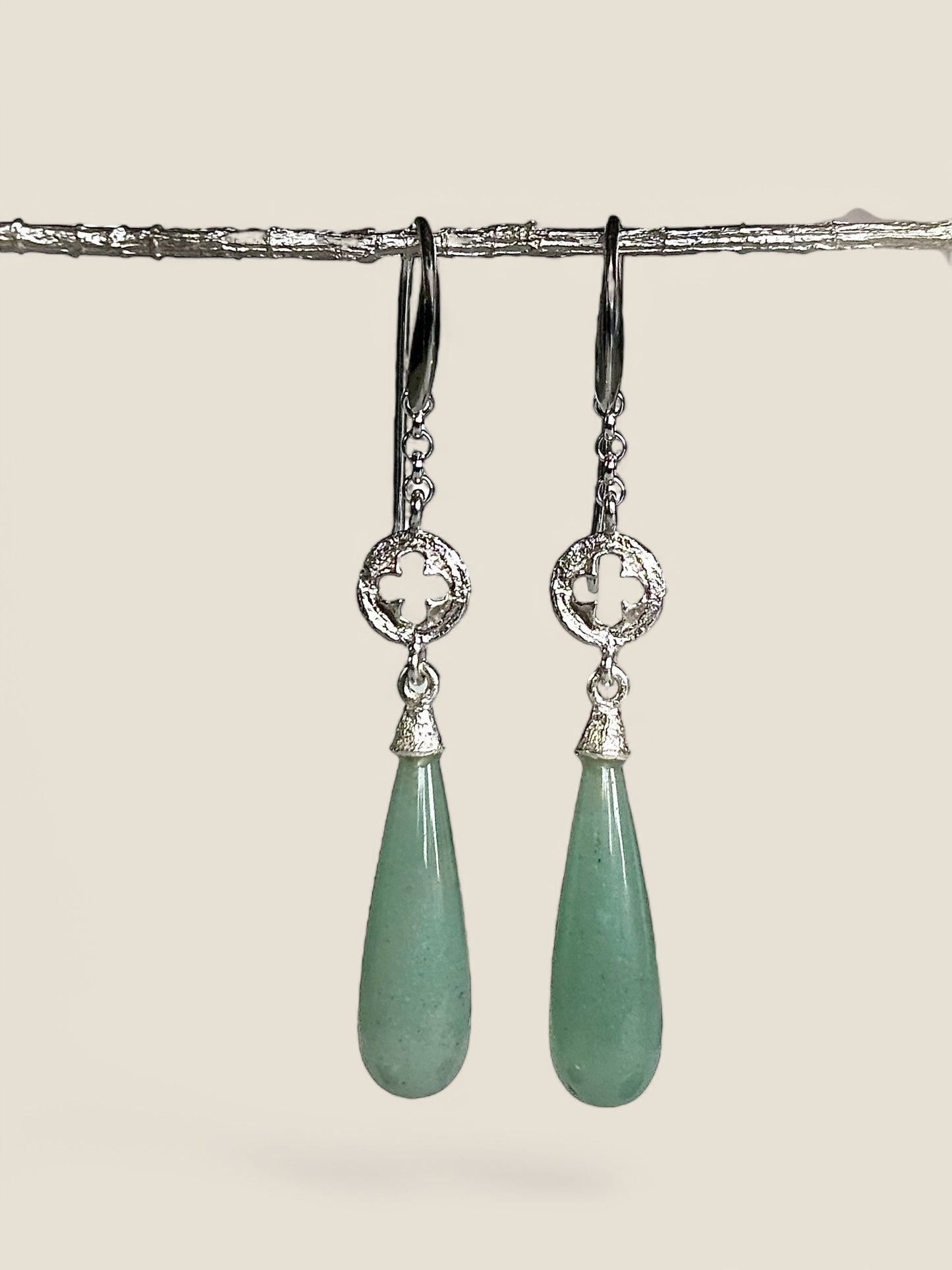 NATURA Eucalyptus Drop Earrings