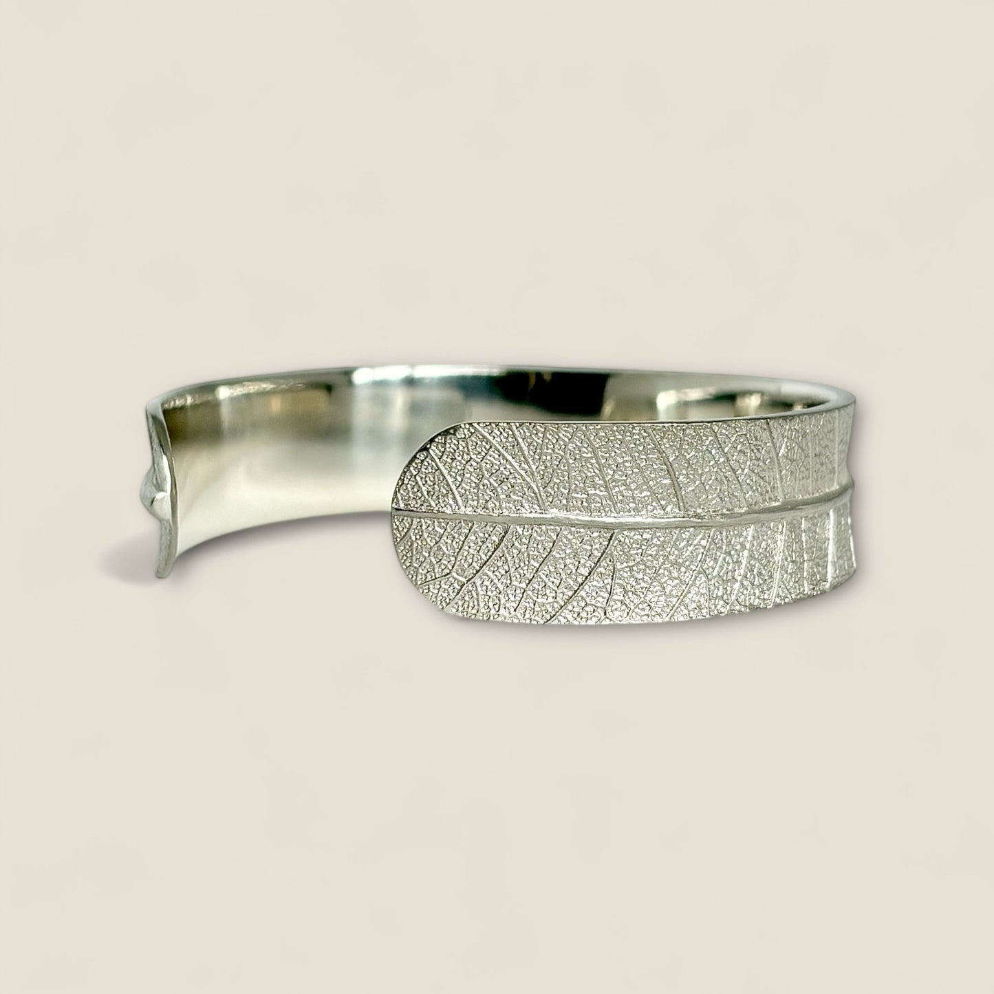 Silver Banksia Leaf Cuff