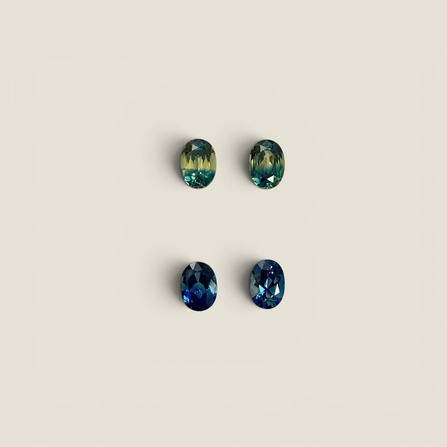 Oval cut 7x5mm Australian Sapphires
