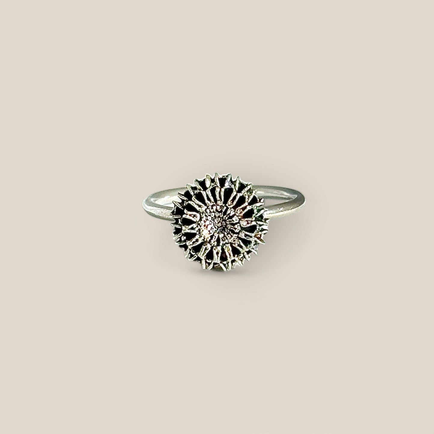 Samara Silver Oxidised Ring