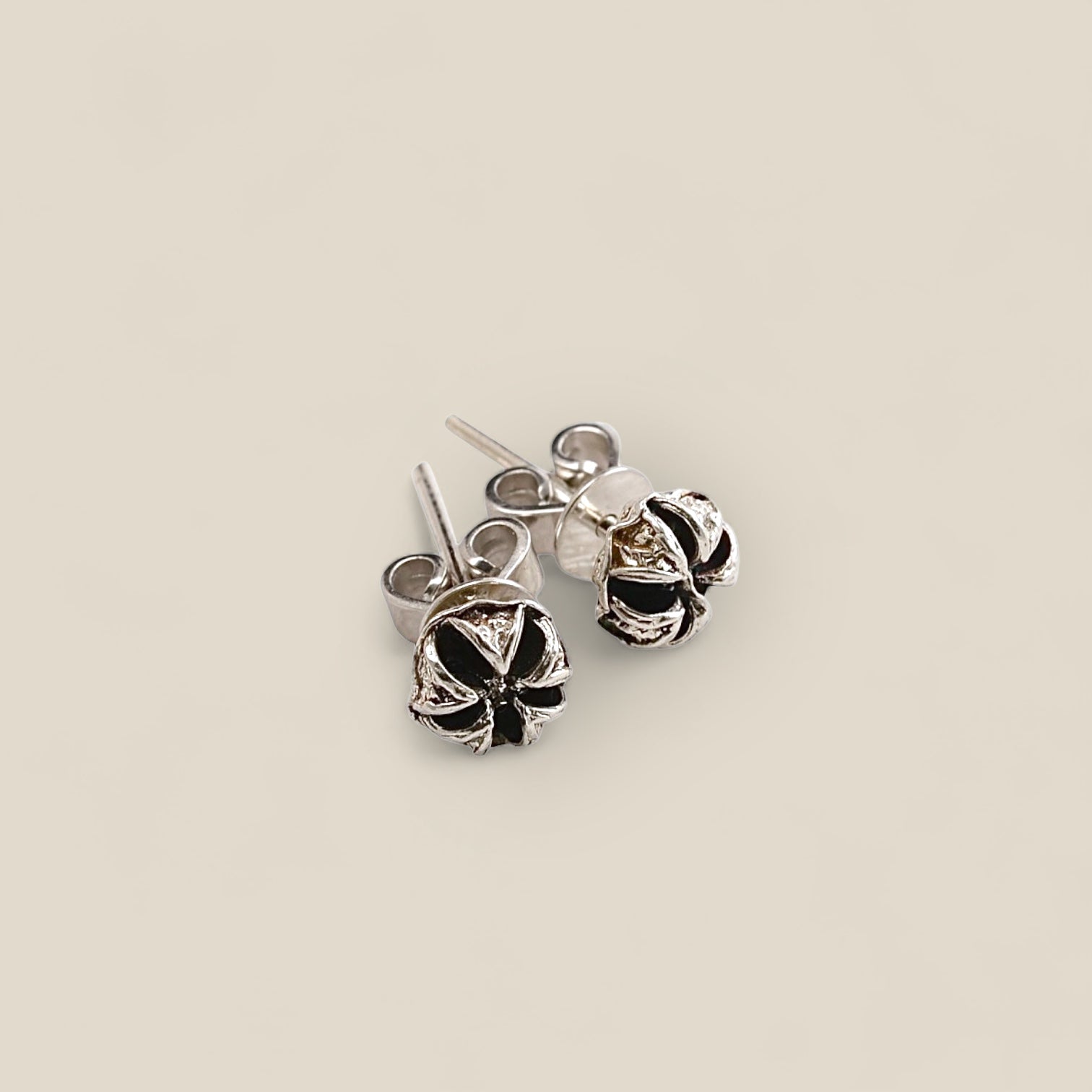 Sterling Silver Tea Tree Stud Earrings