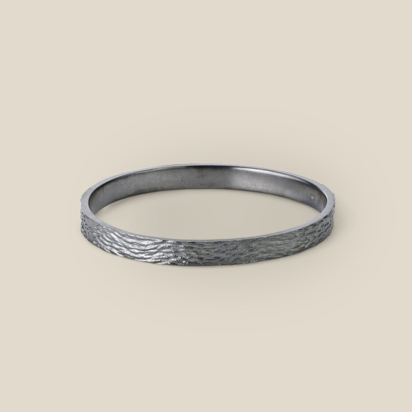 Eucalyptus Solid Silver Bangle