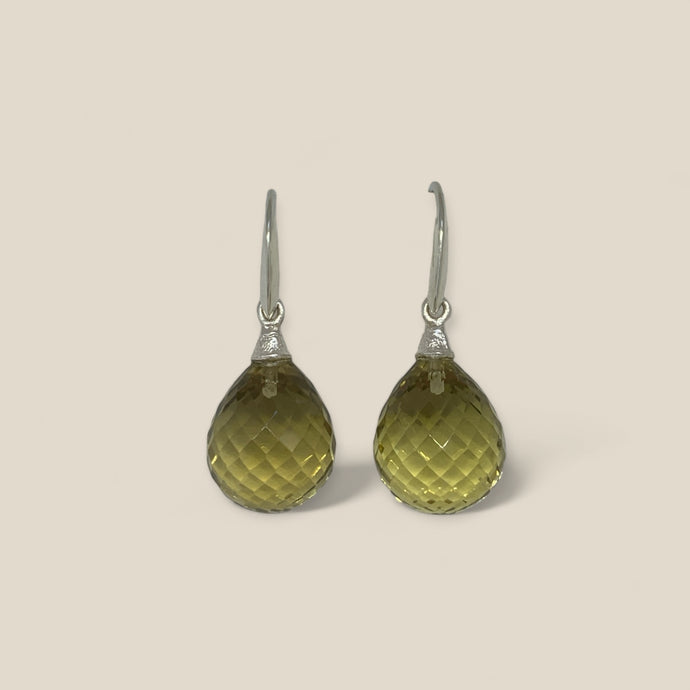 Eucalypt Briolette Drop earrings