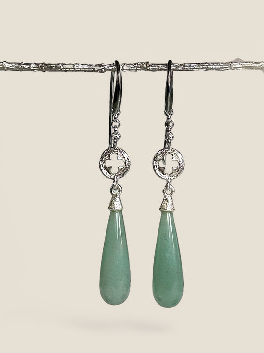 NATURA Eucalyptus Drop Earrings 