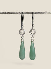 Load image into Gallery viewer, NATURA Eucalyptus Drop Earrings 