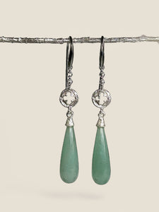 NATURA Eucalyptus Drop Earrings 