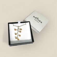 Load image into Gallery viewer, Acacia Silver and Gold Branch Pendant 