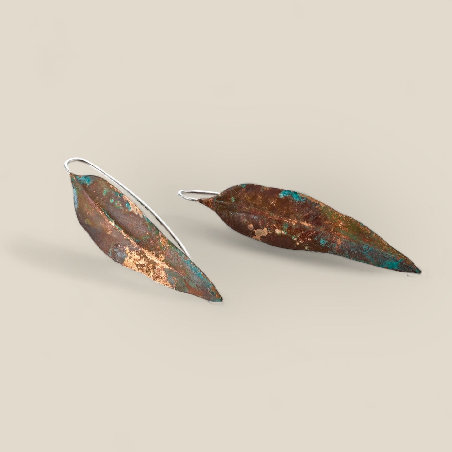 Gum Leaf Drop Earrings