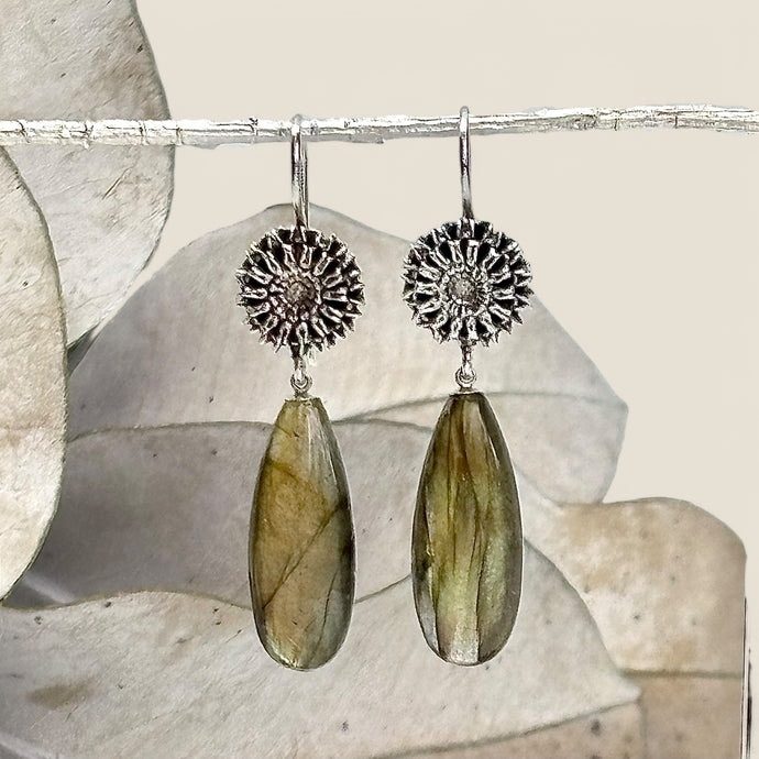 SAMARA Labradorite Drop Earrings 