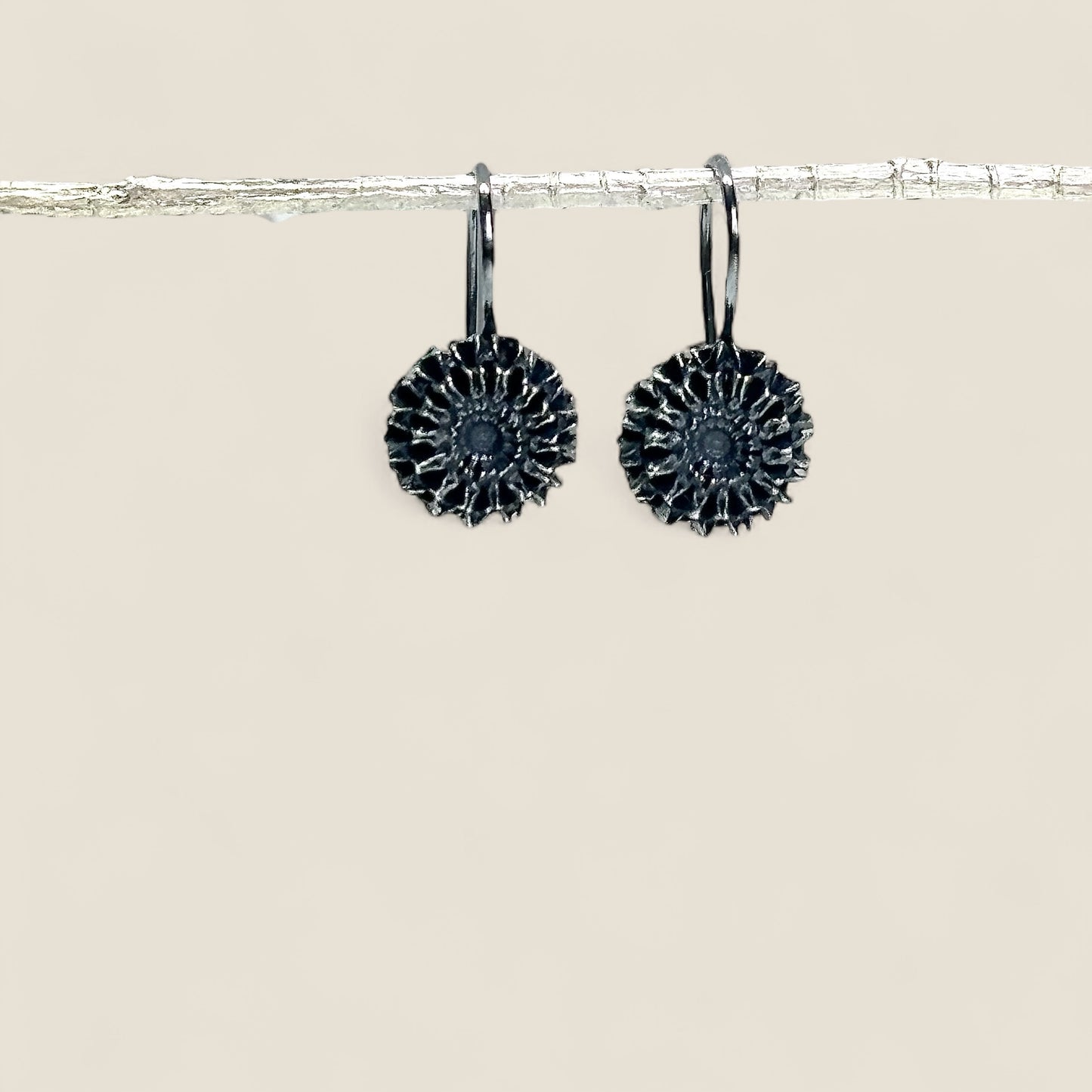 Samara Oxidised Silver Earrings 
