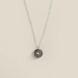 Samara Pendant Oxidised Silver 