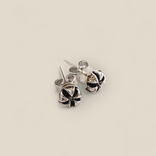 Load image into Gallery viewer, Sterling Silver Tea Tree Stud Earrings 