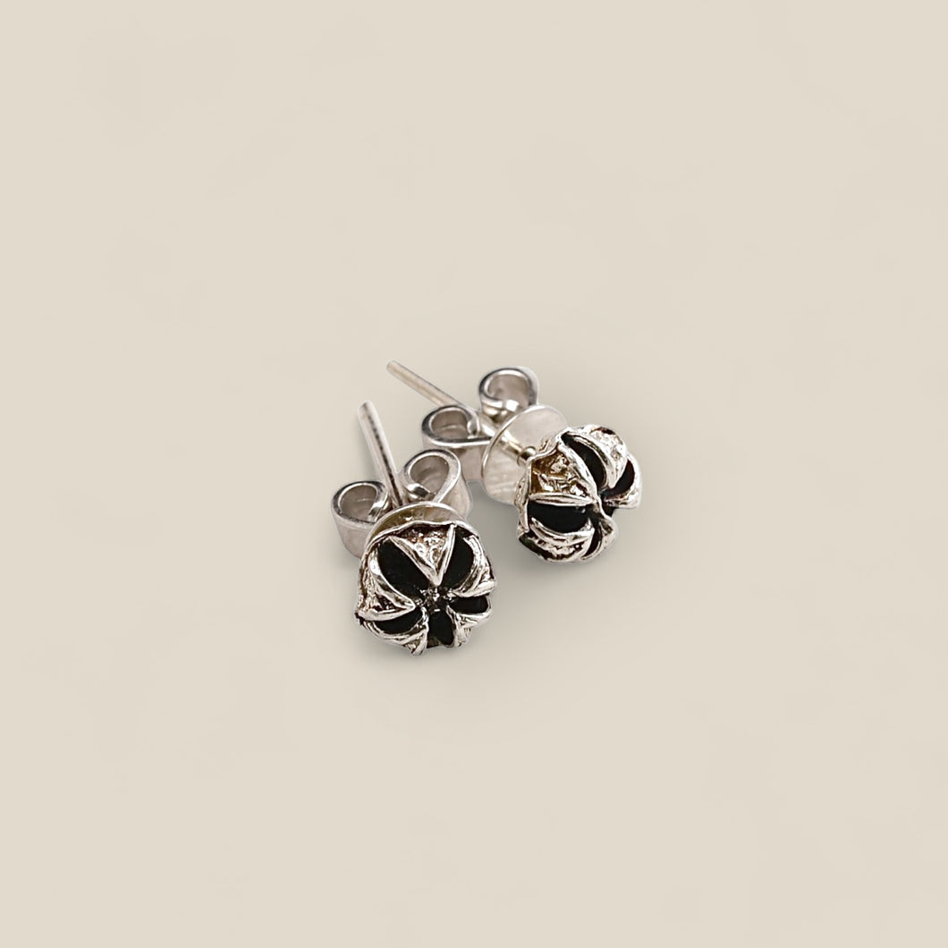 Sterling Silver Tea Tree Stud Earrings 