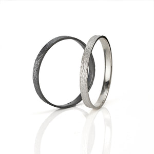 Eucalyptus solid silver bangles