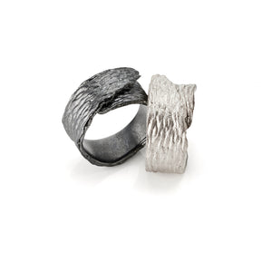 Eucalyptus silver wrap rings