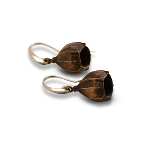 Gumnut Earrings Bronze 