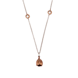 Gumnut necklace bronze