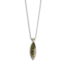 Load image into Gallery viewer, Labradorite silver pendant