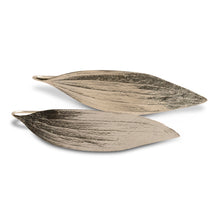 Load image into Gallery viewer, Melaleuca Silver Leaf Earrings