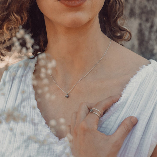 Tea tee dainty silver jewellery