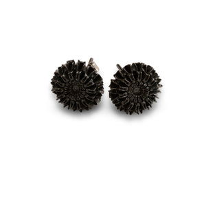 Samara oxidised silver earrings